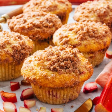 Rhubarb muffins