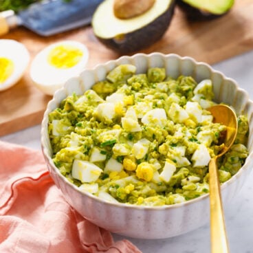 Avocado egg salad