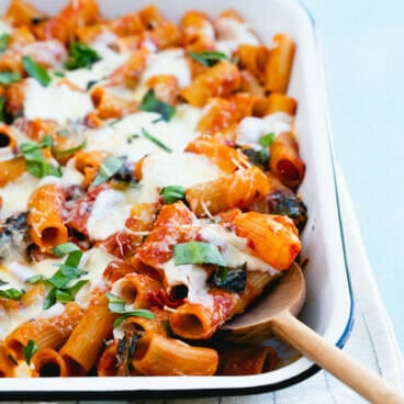 Baked rigatoni