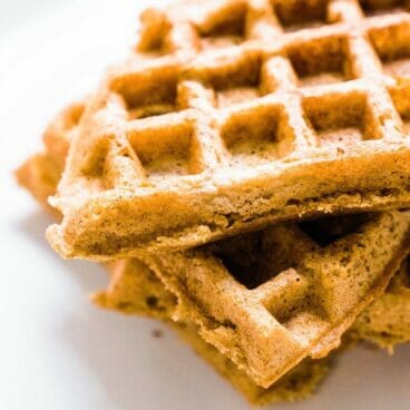 Fluffy Cinnamon Gluten-Free Waffles | A Couple Cooks