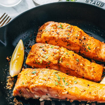 Pan seared salmon