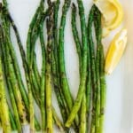 Grilled asparagus