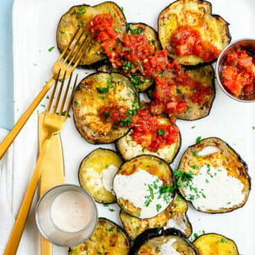 Grilled eggplant