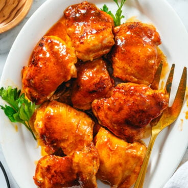 Honey Garlic Chicken Thighs