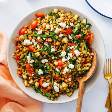 Lentil salad