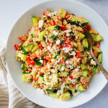 Mediterranean tuna salad