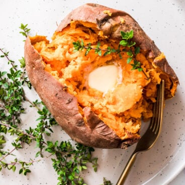 Microwave Sweet Potatoes