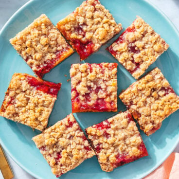 Rhubarb bars