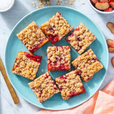 Rhubarb bars