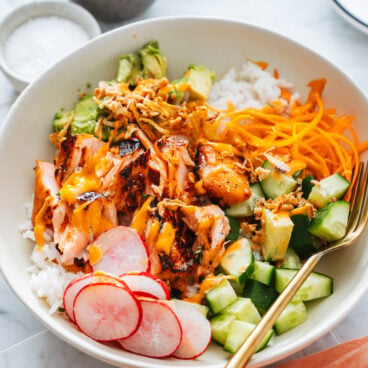 Salmon Rice Bowl