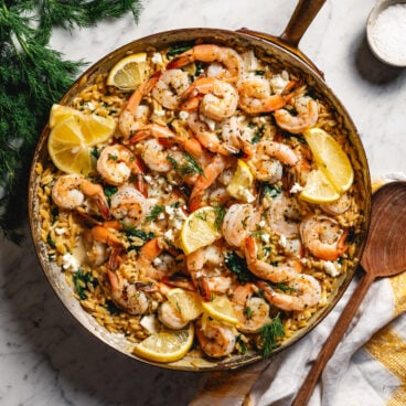 Shrimp and Orzo