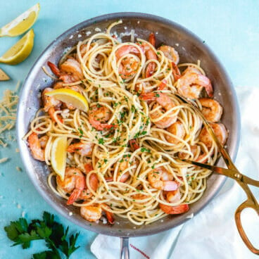 Shrimp pasta