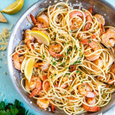 Shrimp pasta