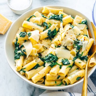 Spinach pasta recipe