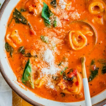 Tortellini soup